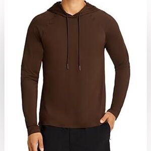 Alo Yoga Idol Runner Hoodie in Espresso size Small